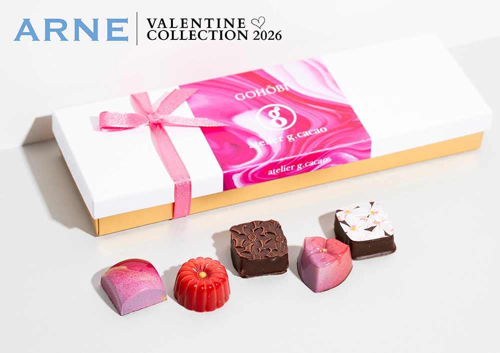 ARNE期間限定バレンタイン商品GOHŌBI「＆strawberry（アンドストロベリー）2026」