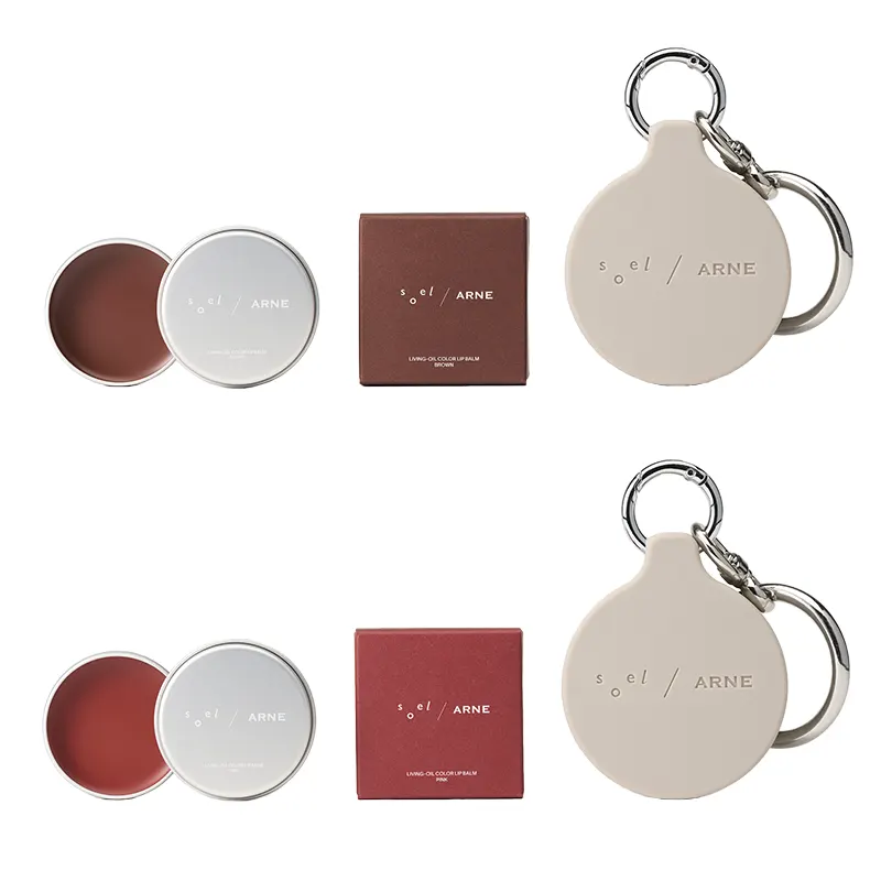 soel×ARNE LIVING-OIL COLOR LIP BALM SET 【PINK+BROWN】