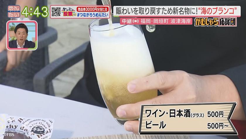 押忍!がむしゃら応援団｜岡垣の新名所に波津海岸の白ブランコ