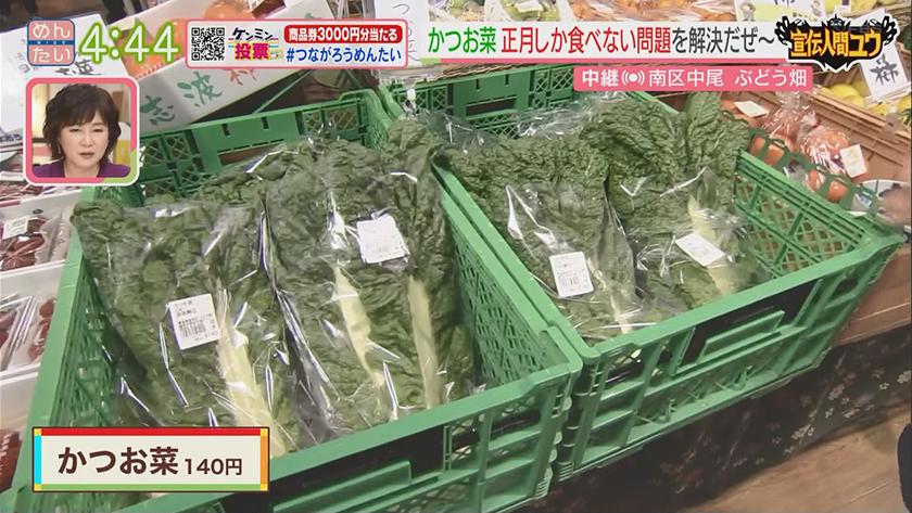 宣伝人間ユウ｜正月料理だけじゃない!カツオ菜の実力