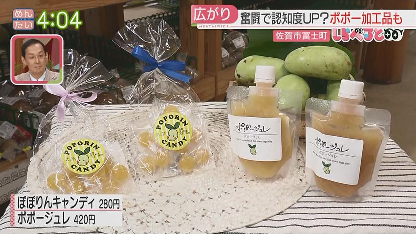 夕刊めんタイムリー｜しらべると～幻の果実“ポポー”を町の特産品に!～