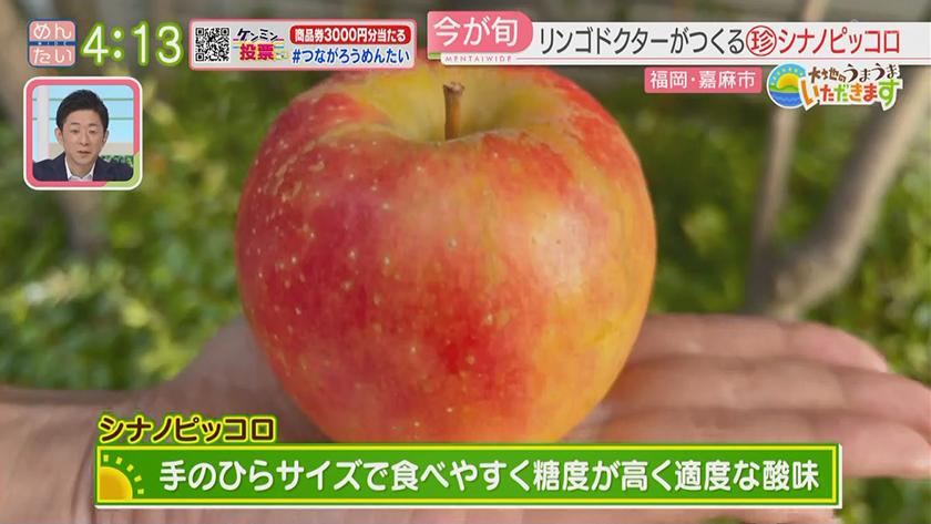 大地のうまうまいただきます【週替わり新企画】｜りんごドクターの果樹園(嘉麻市)