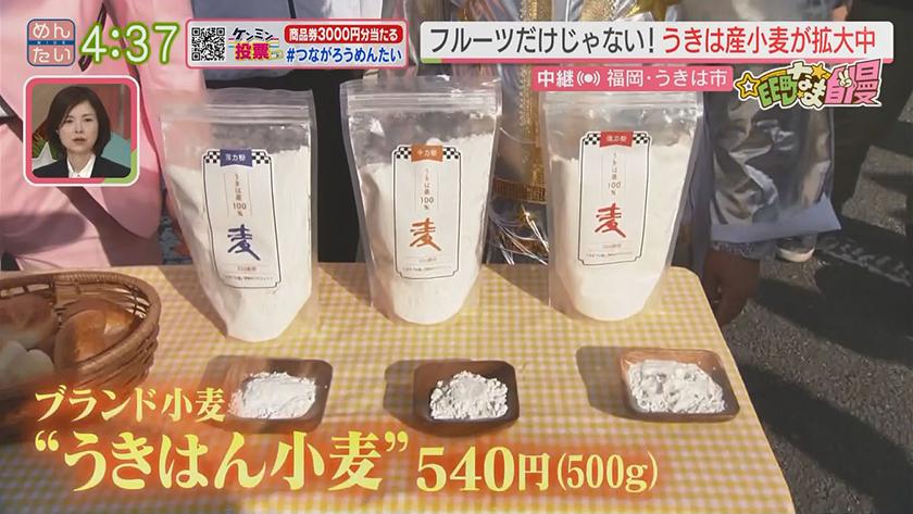 集まれ!EE町なま自慢|うきはのブランド小麦“うきはん小麦” 集まれ!EE町なま自慢|うきはのブランド小麦“うきはん小麦”
