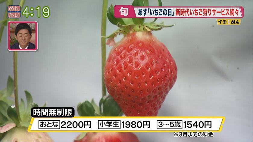 あすはイチゴの日 新時代のイチゴ狩りサービス続々｜めんたい