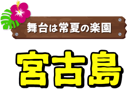 舞台は常夏の楽園　宮古島